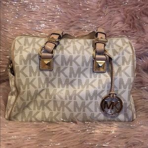Michael Kors monogrammed purse authentic